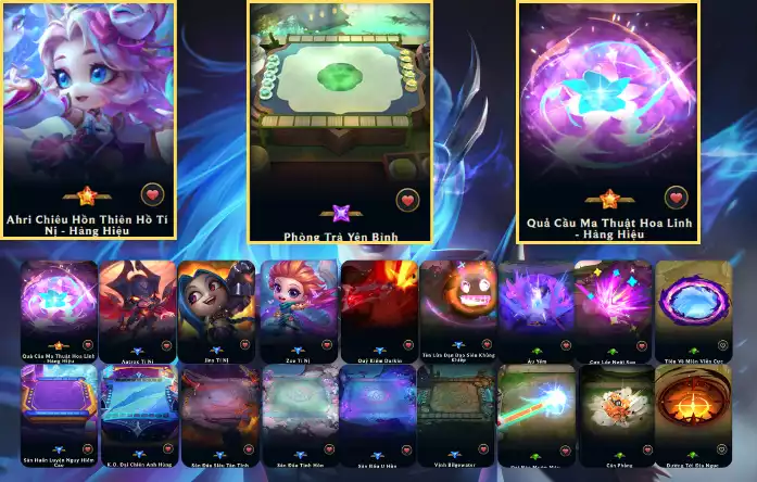 FULL COMBO AHRI HÀNG HIỆU